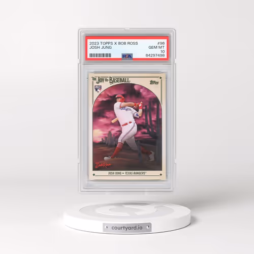 2023 Topps X Bob Ross the Joy of Baseball #96 Josh Jung (PSA 10 GEM MINT)