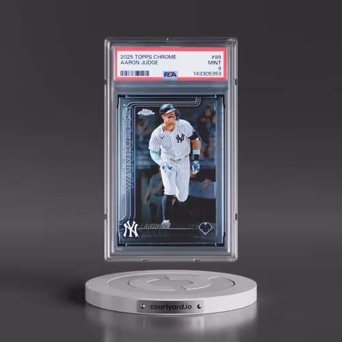 2025 Topps Chrome #99 Aaron Judge (PSA 9 MINT)