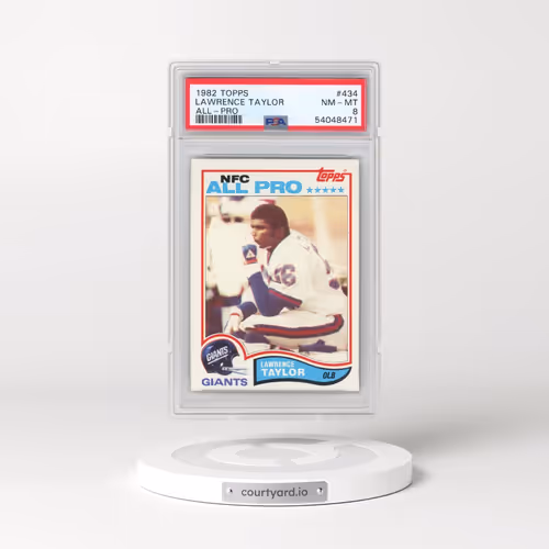 1982 Topps #434 Lawrence Taylor - All-Pro (PSA 8 NM-MT)