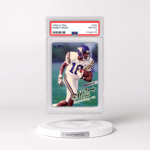 1998 Ultra #406 Randy Moss (PSA 8 NM-MT)