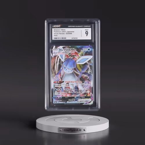 2021 Eevee Heroes #025/069 Glaceon VMAX - Holo (CGC 9 MINT)