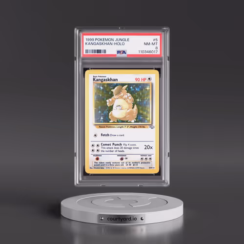 1999 Pokémon Jungle #5 Kangaskhan - Holo (PSA 8 NM-MT)