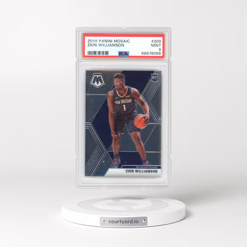 2019 Panini Mosaic #209 Zion Williamson (PSA 9 MINT)