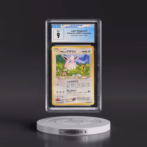 2001 Darkness, and to Light Light Wigglytuff (CGC 9 MINT)