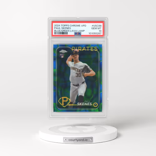 2024 Topps Chrome Update #USC88 Paul Skenes - Blue/Green Lava Lamp (PSA 10 GEM MINT)