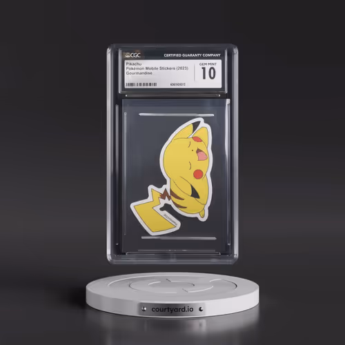 2023 Pokémon Mobile Stickers (Gourmandise) - Japanese Pikachu (CGC 10 GEM MINT)