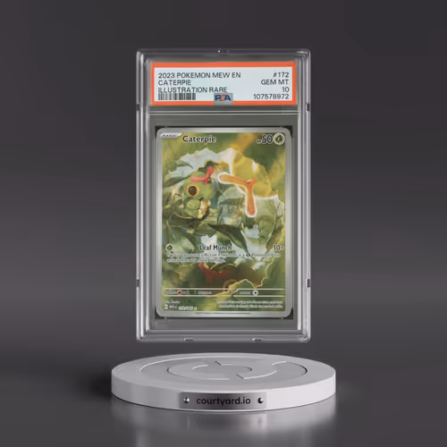 2023 Pokémon Mew EN-151 #172 Caterpie - Illustration Rare (PSA 10 GEM MINT)