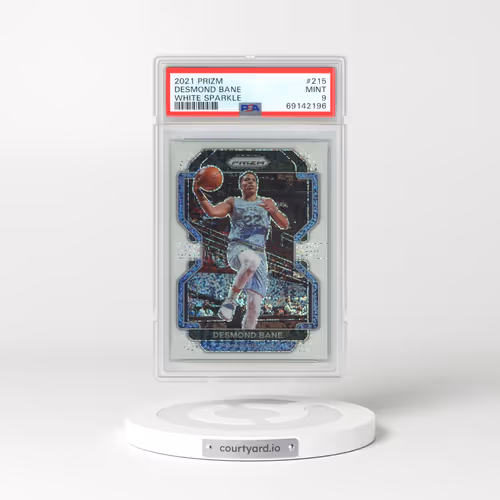 2021 Panini Prizm #215 Desmond Bane - White Sparkle (PSA 9 MINT)