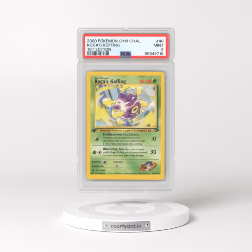 2000 Pokémon Gym Challenge #48 Koga's Koffing - 1st Edition (PSA 9 MINT)