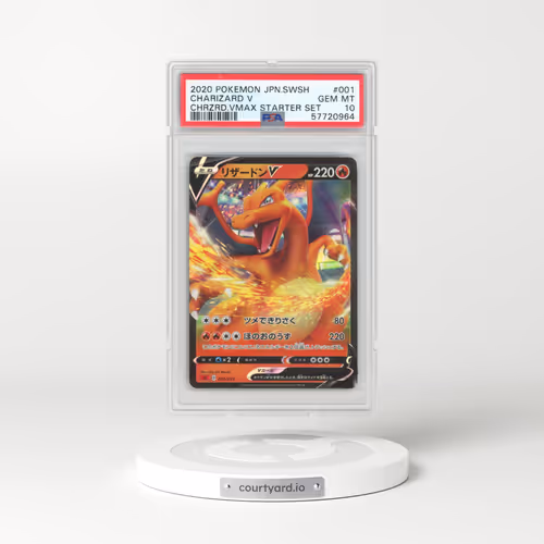 2020 Pokémon Sword & Shield Charizard Vmax Starter Set #001 Charizard V - Holo (PSA 10 GEM MINT)