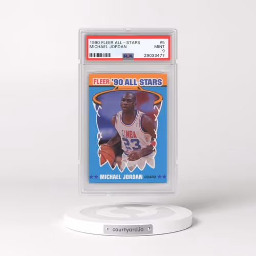 1990 Fleer All-Stars #5 Michael Jordan (PSA 9 MINT)
