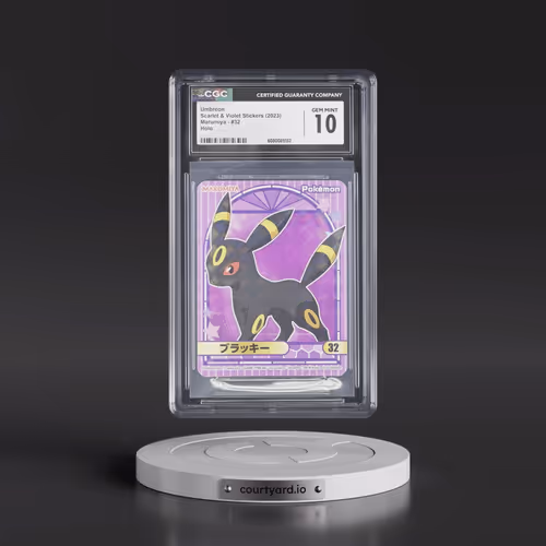 2023 Scarlet & Violet Stickers (Marumiya Archway BG) #32 Umbreon - Holo (CGC 10 GEM MINT)