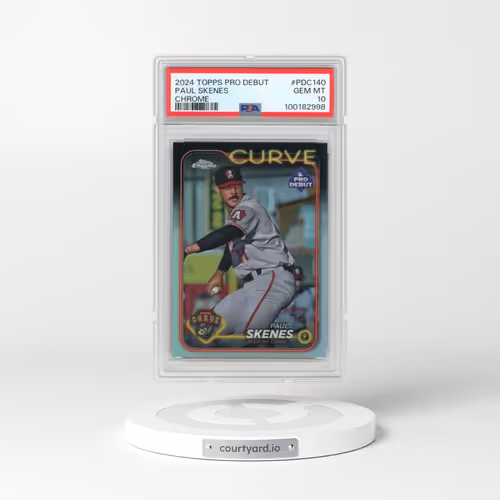 2024 Topps Pro Debut #PDC140 Paul Skenes - Chrome (PSA 10 GEM MINT)