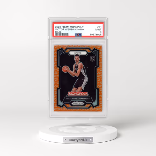 2023 Panini Prizm Monopoly #81 Victor Wembanyama - Deal (PSA 9 MINT)