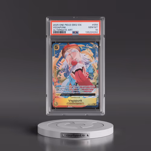 2025 One Piece EB02-Extra Booster -Anime 25th Collection #056 Vegapunk - Alternate Art (PSA 10 GEM M
