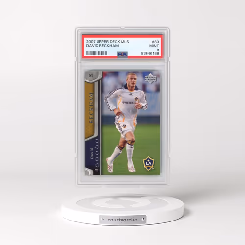 2007 Upper Deck MLS #63 David Beckham (PSA 9 MINT)