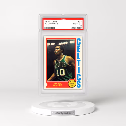 1974 Topps #27 Jo Jo White (PSA 8 NM-MT)