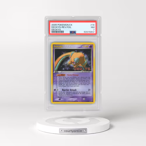 2005 Pokémon EX Deoxys #18 Deoxys - Reverse Foil (PSA 7 NM)
