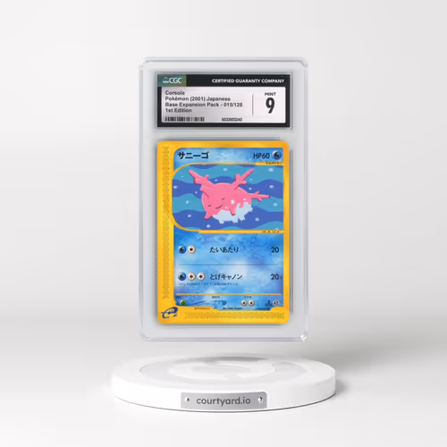 2001 Base Expansion Pack #015/128 Corsola - 1st Edition (CGC 9 MINT)