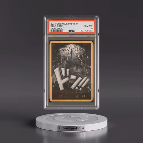 2024 One Piece Japanese PRB01-Premium Booster -One Piece Card the Best Don!! Card - Kaido-Gold (PSA