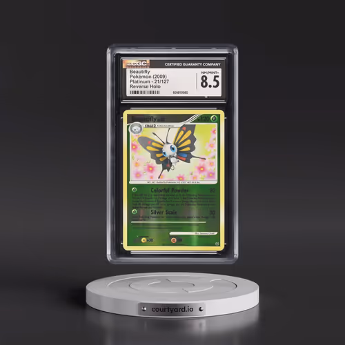 2009 Platinum #21/127 Beautifly - Reverse Holo (CGC 8.5 NM-MT+)
