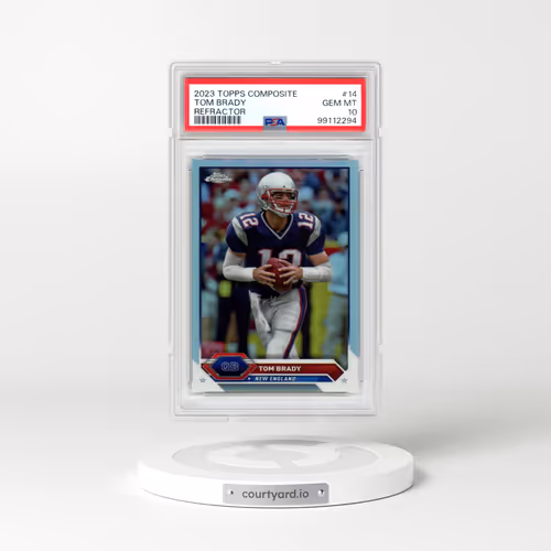 2023 Topps Composite #14 Tom Brady - Refractor (PSA 10 GEM MINT)