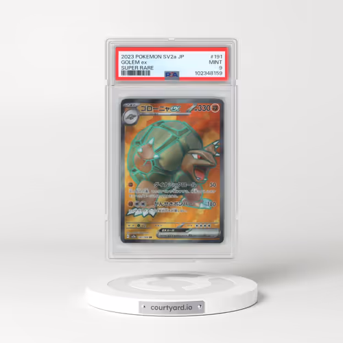 2023 Pokémon Sv2a-Pokemon 151 #191 Golem EX - Holo Super Rare (PSA 9 MINT)