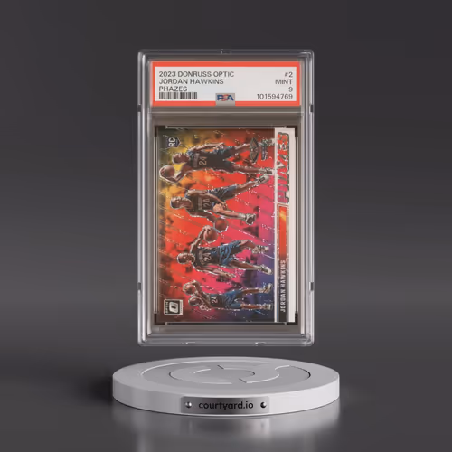 2023 Panini Donruss Optic Phazes #2 Jordan Hawkins (PSA 9 MINT)