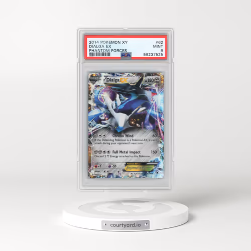 2014 Pokémon XY Phantom Forces #62 Dialga EX - Holo (PSA 9 MINT)
