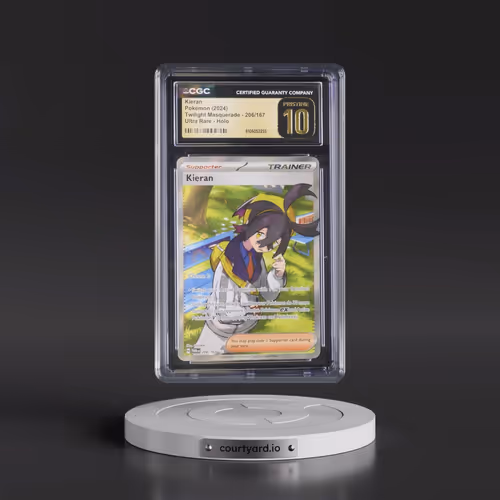 2024 Pokémon Twm EN-Twilight Masquerade #206 Kieran - Ultra Rare (CGC 10 PRISTINE)