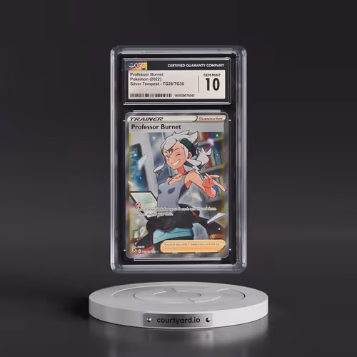 2022 Silver Tempest #TG26/TG30 Professor Burnet - Trainer Gallery Holo (CGC 10 GEM MINT)