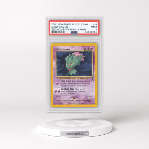 1999 Black Star Promos #39 Misdreavus - Pokémon League (PSA 9 MINT)
