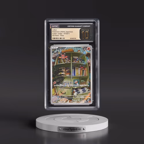 2024 Cyber Judge #075/071 Litten - Art Rare Holo (CGC 10 PRISTINE)