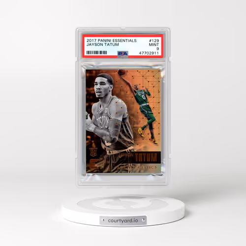 2017 Panini Essentials #129 Jayson Tatum (PSA 9 MINT)