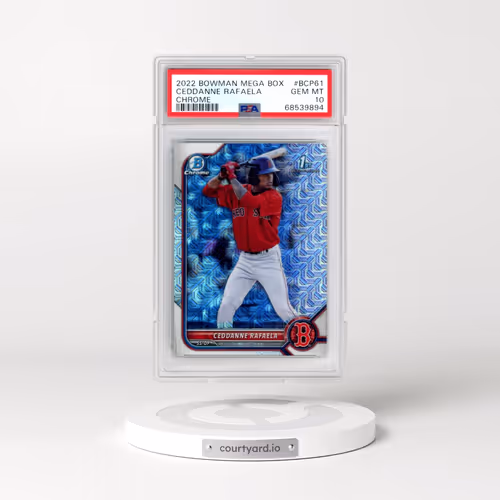2022 Bowman Mega Box Chrome #61 Ceddanne Rafaela (PSA 10 GEM MINT)