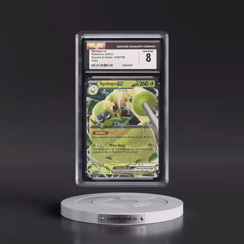 2023 Pokémon Svi EN-Scarlet & Violet #019 Spidops EX - Holo (CGC 8 NM-MT)