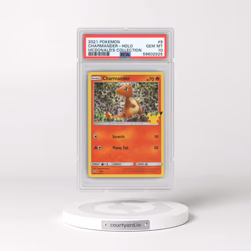 2021 Pokémon Mcdonald's Collection #9 Charmander - Holo (PSA 10 GEM MINT)