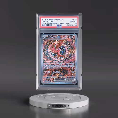 2025 Pokémon Mep EN-Me Black Star Promo #024 Oricorio EX - Holo Mega Charizard X EX Ultra-Premium Co
