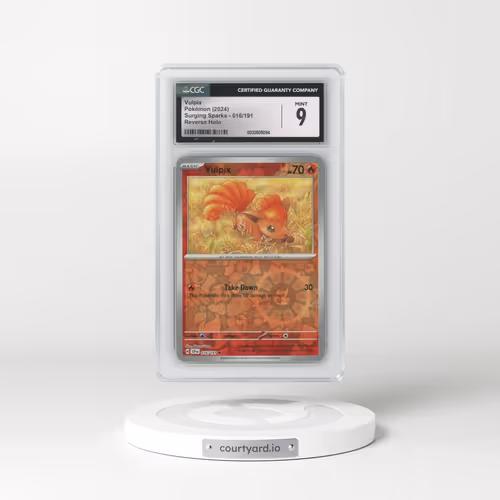 2024 Surging Sparks - SSP EN #016/191 Vulpix - Reverse Holo (CGC 9 MINT)