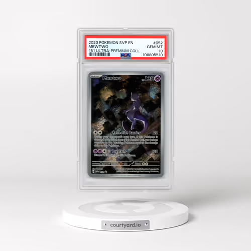2023 Pokémon Svp EN-SV Black Star Promo #052 Mewtwo - 151 Ultra-Premium Collection (PSA 10 GEM MINT)