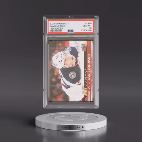 2022 Upper Deck UD Canvas #C370 David Jiricek (PSA 10 GEM MINT)