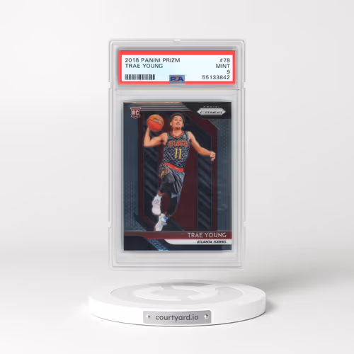 2018 Panini Prizm #78 Trae Young (PSA 9 MINT)