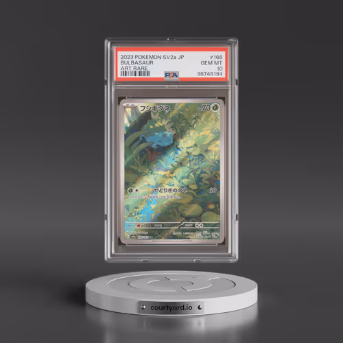2023 Pokémon Sv2a-Pokemon 151 #166 Bulbasaur - Art Rare (PSA 10 GEM MINT)