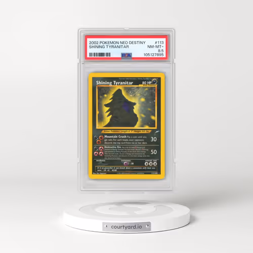 2002 Pokémon Neo Destiny #113 Shining Tyranitar - Holo (PSA 8.5 NM-MT+)