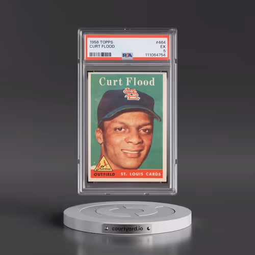 1958 Topps #464 Curt Flood (PSA 5 EX)