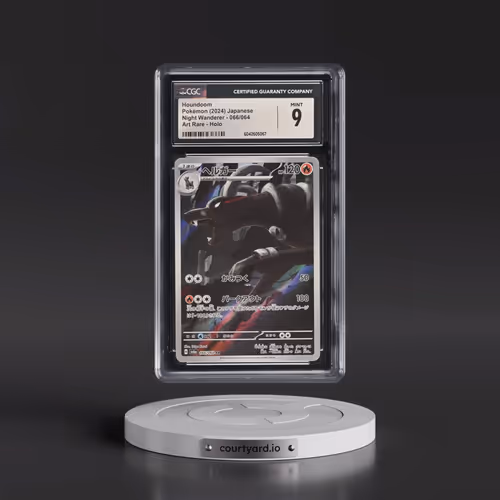 2024 Night Wanderer #066/064 Houndoom - Art Rare Holo (CGC 9 MINT)