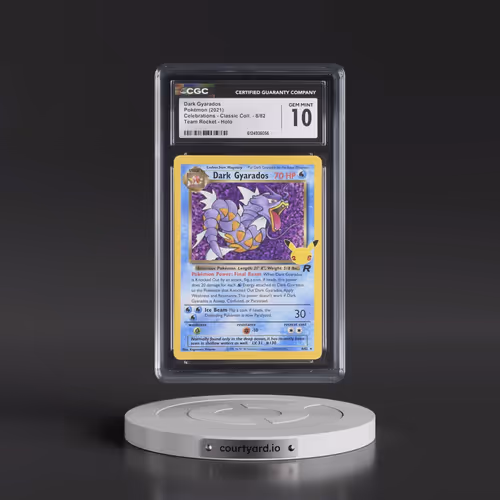 2021 Celebrations - Classic Collection #8/82 Dark Gyarados - Team Rocket Holo (CGC 10 GEM MINT)