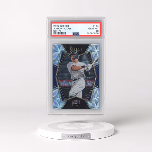 2022 Panini Select #134 Aaron Judge - Scope (PSA 10 GEM MINT)