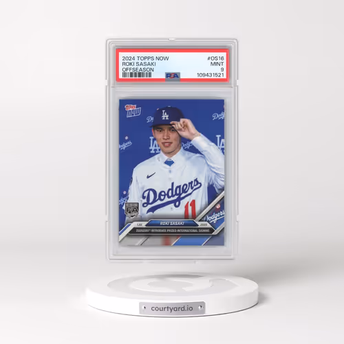 2024 Topps Now Offseason #OS16 Roki Sasaki (PSA 9 MINT)