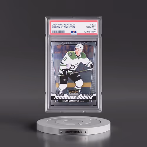 2024 Upper Deck O-Pee-Chee Platinum #202 Logan Stankoven (PSA 10 GEM MINT)